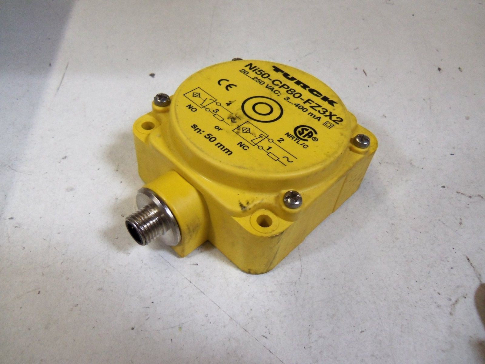 TURCK Ni50-CP80-FZ3X2 *USED*