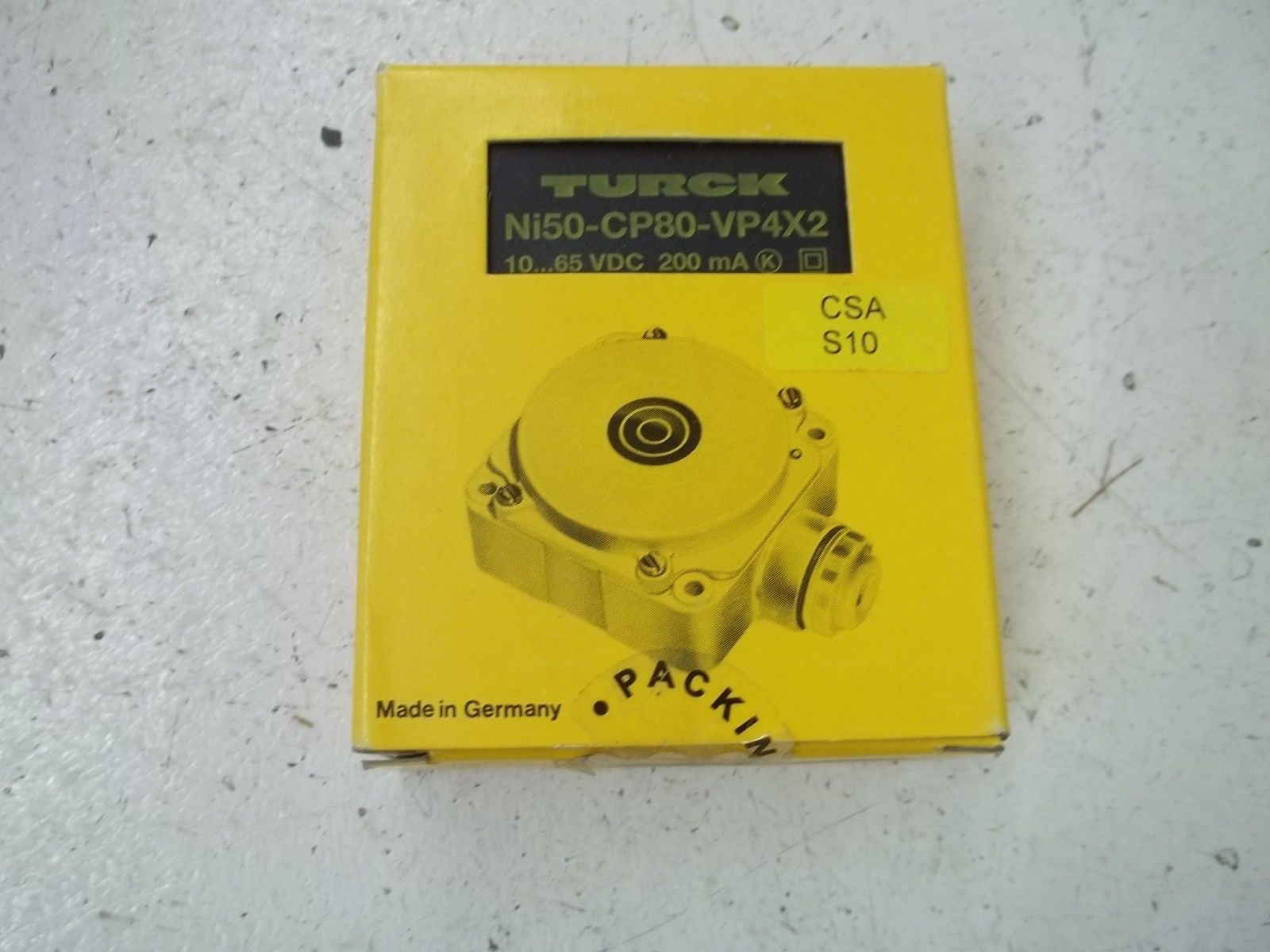TURCK NI50-CP80-VP4X2 PROXIMITY SENSOR *NEW IN BOX*