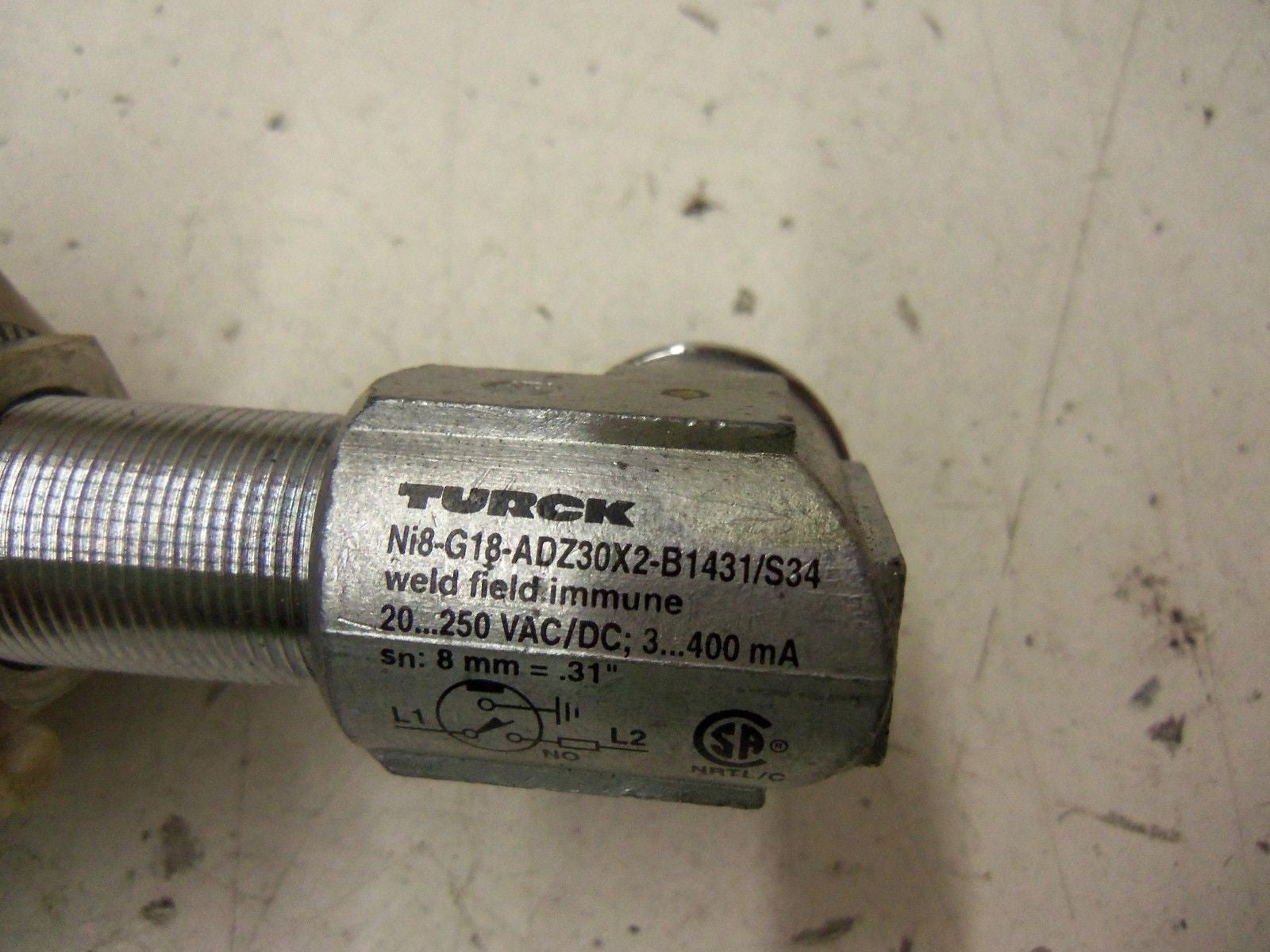 TURCK Ni8-G18-ADZ30X2-B1431/S34 *USED*