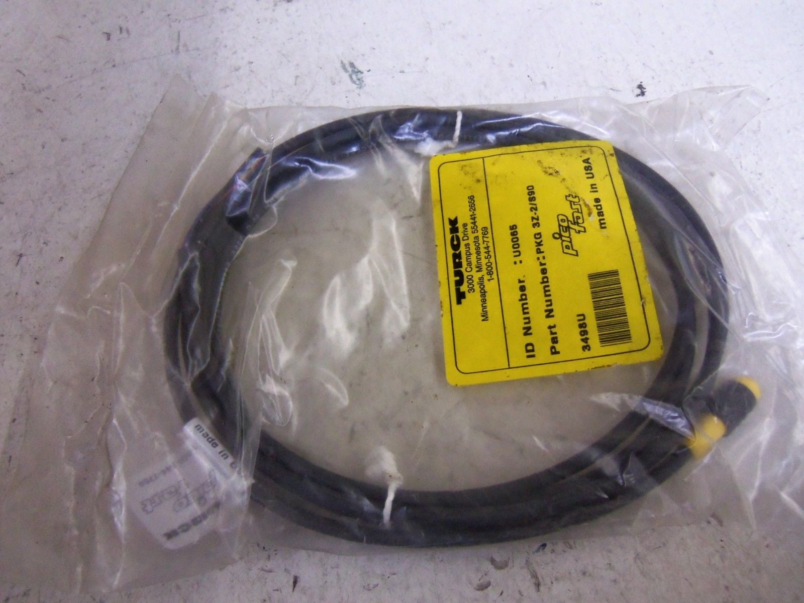TURCK PKG3Z-2/S90 *NEW IN FACTORY BAG*