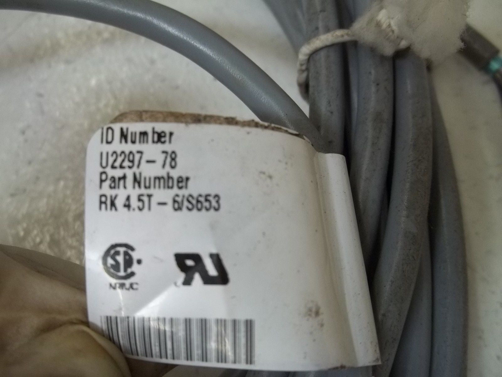 TURCK RK4.5T-6/S653 CABLE *USED*