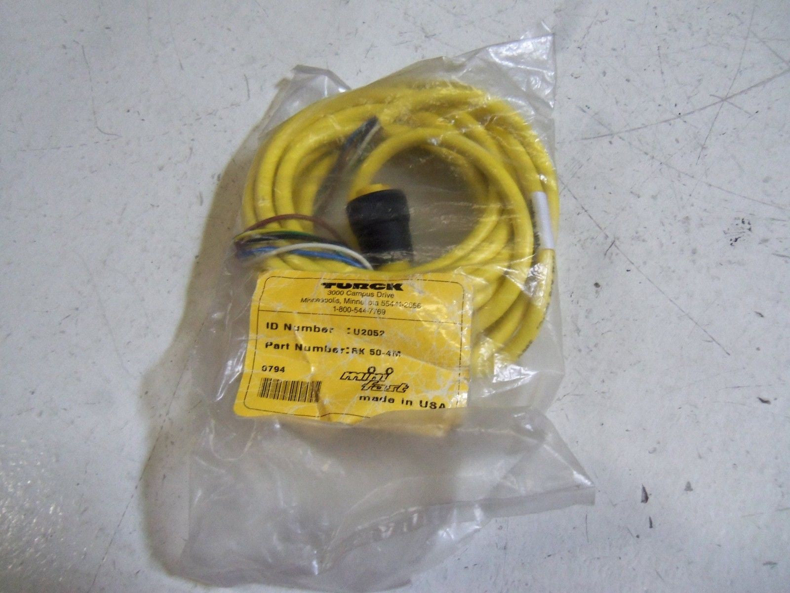 TURCK RK50-4M *NEW NO BOX*