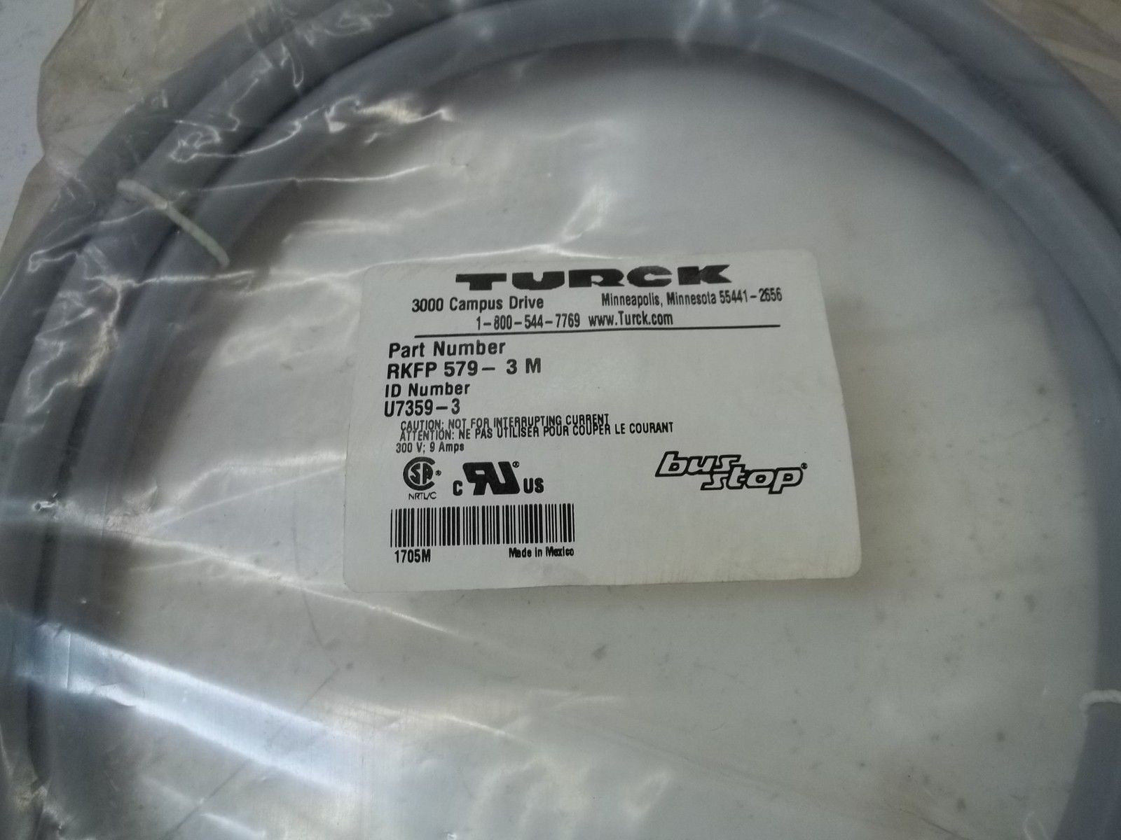 TURCK RKFP579-3M *NEW IN A  BAG*