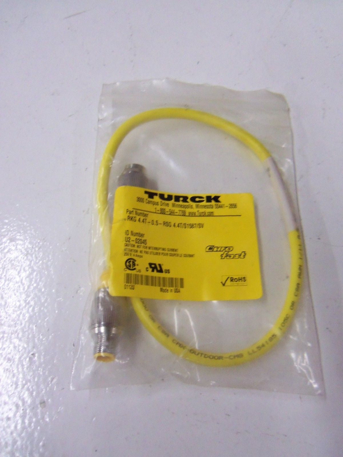 TURCK RKG 4.4T-0.5-RSG 4.4T/S1587/SV *NEW IN BAG*