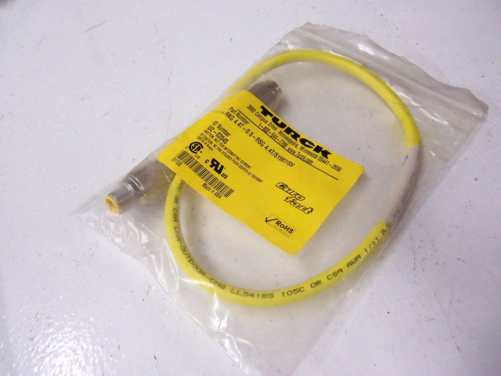 TURCK RKG 4.4T-0.5-RSG 4.4T/S1587/SV *NEW IN BAG*
