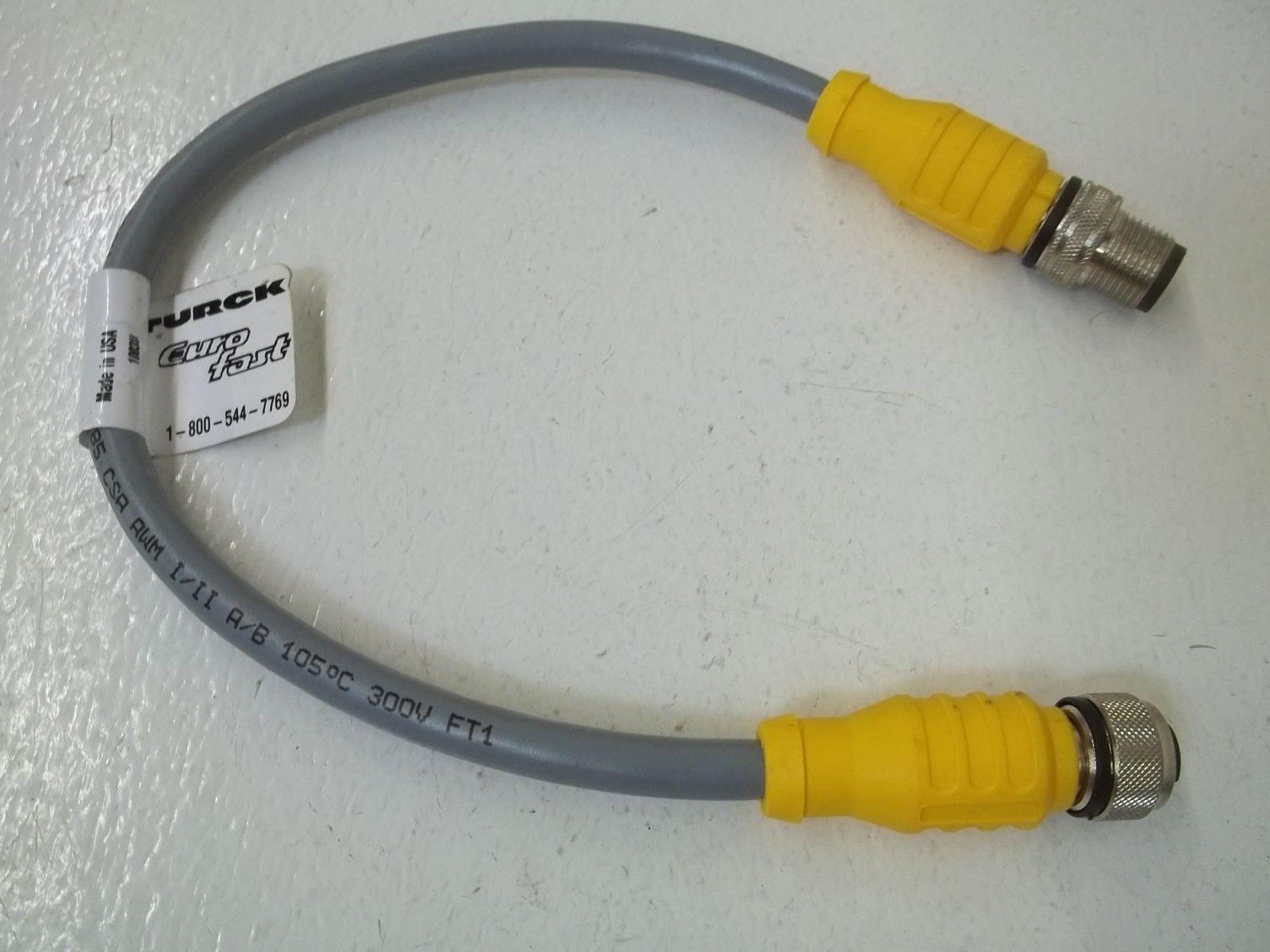 TURCK RKS4.5T-0.3-RSS4.5T CABLE *USED*