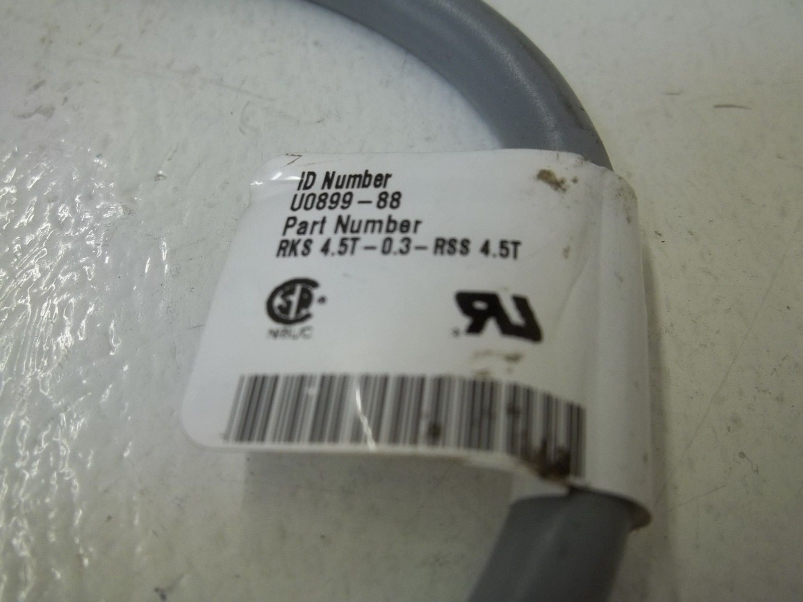 TURCK RKS4.5T-0.3-RSS4.5T CABLE *USED*