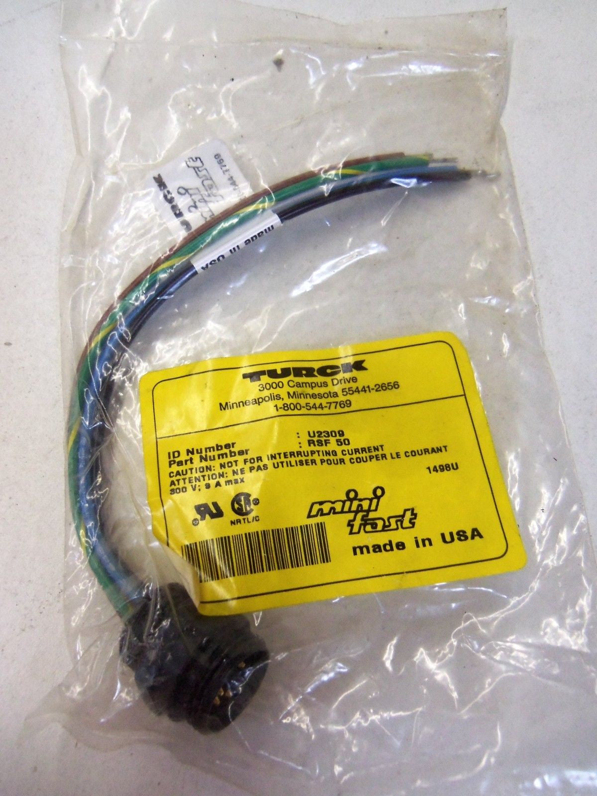 TURCK RSF 50 *NEW IN FACTORY BAG*
