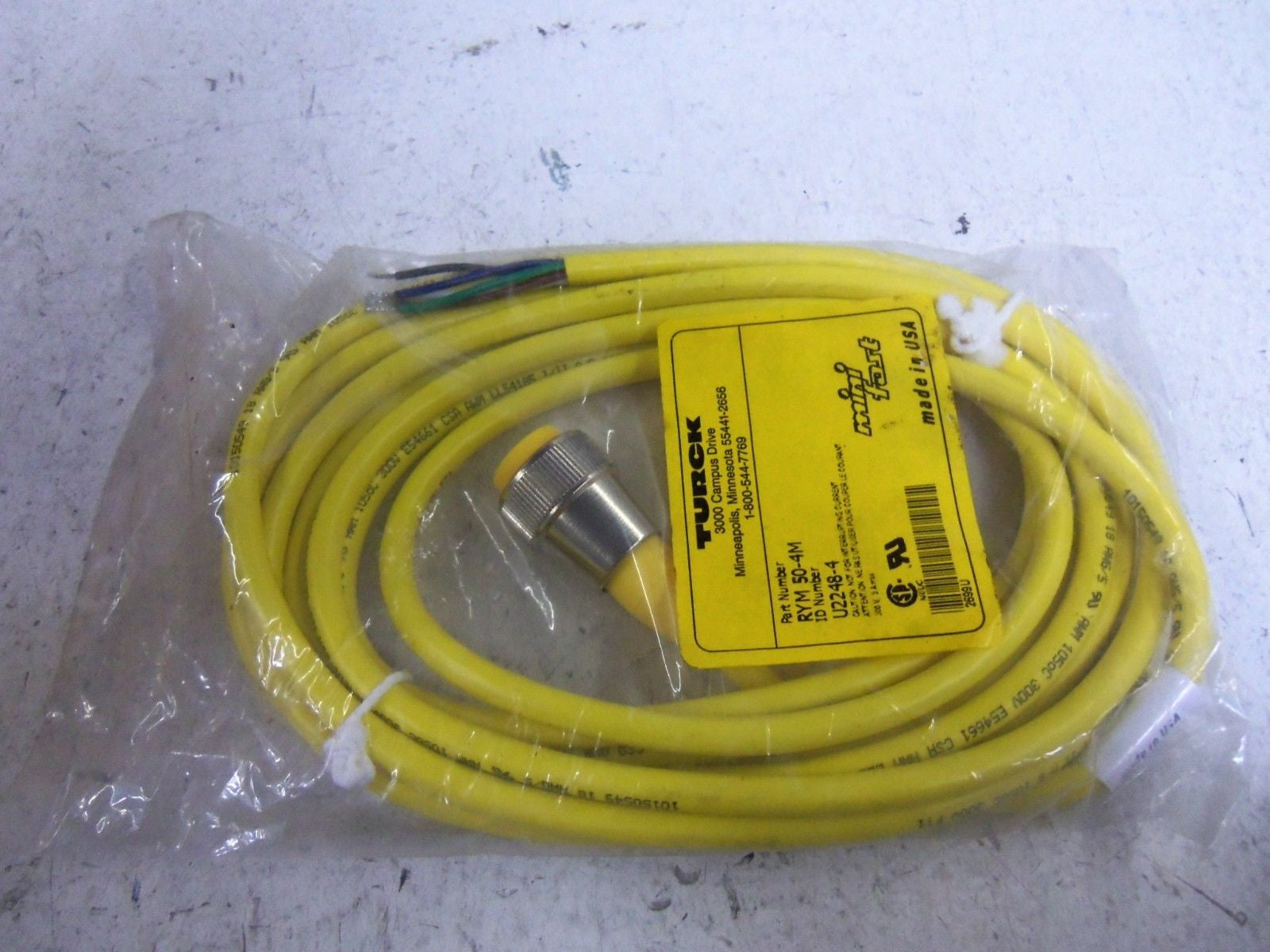 TURCK RYM50-4M *NEW IN FACTORY BAG*
