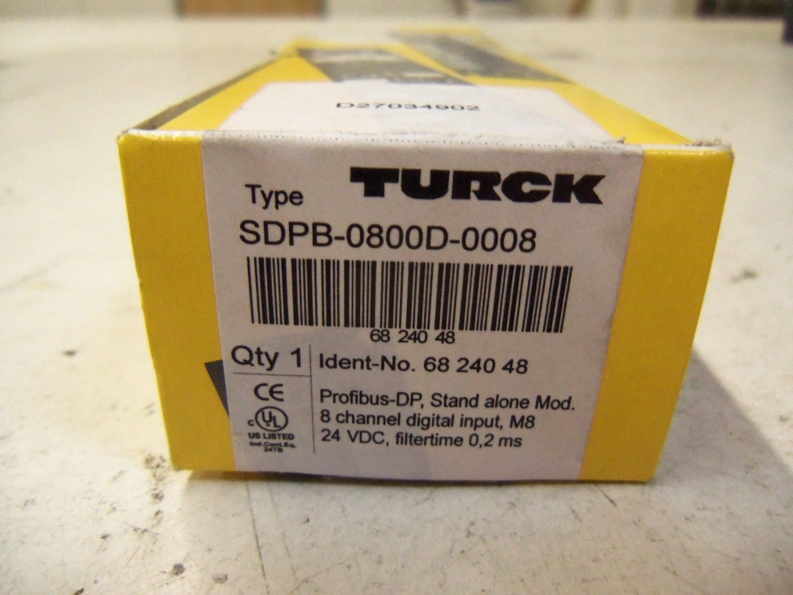 TURCK SDPB-0800D-0008 *NEW IN BOX*