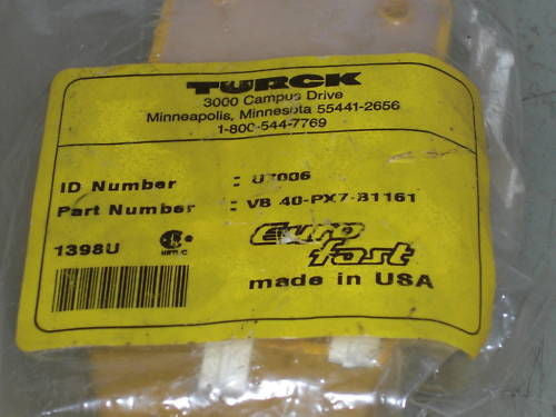 TURCK VB40-P7X7-B1161 *NEW IN FACTORY BAG*