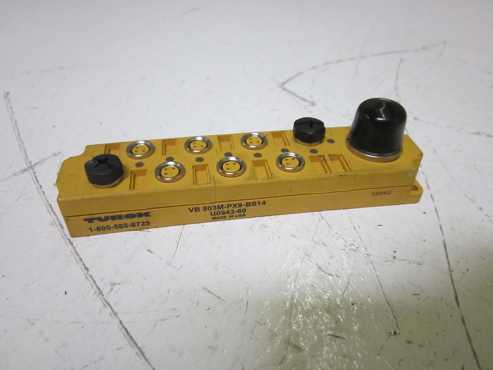 TURCK VB 803M-PX9-BS14 SENSOR DISTRIBUTION BLOCK UNIT *USED*