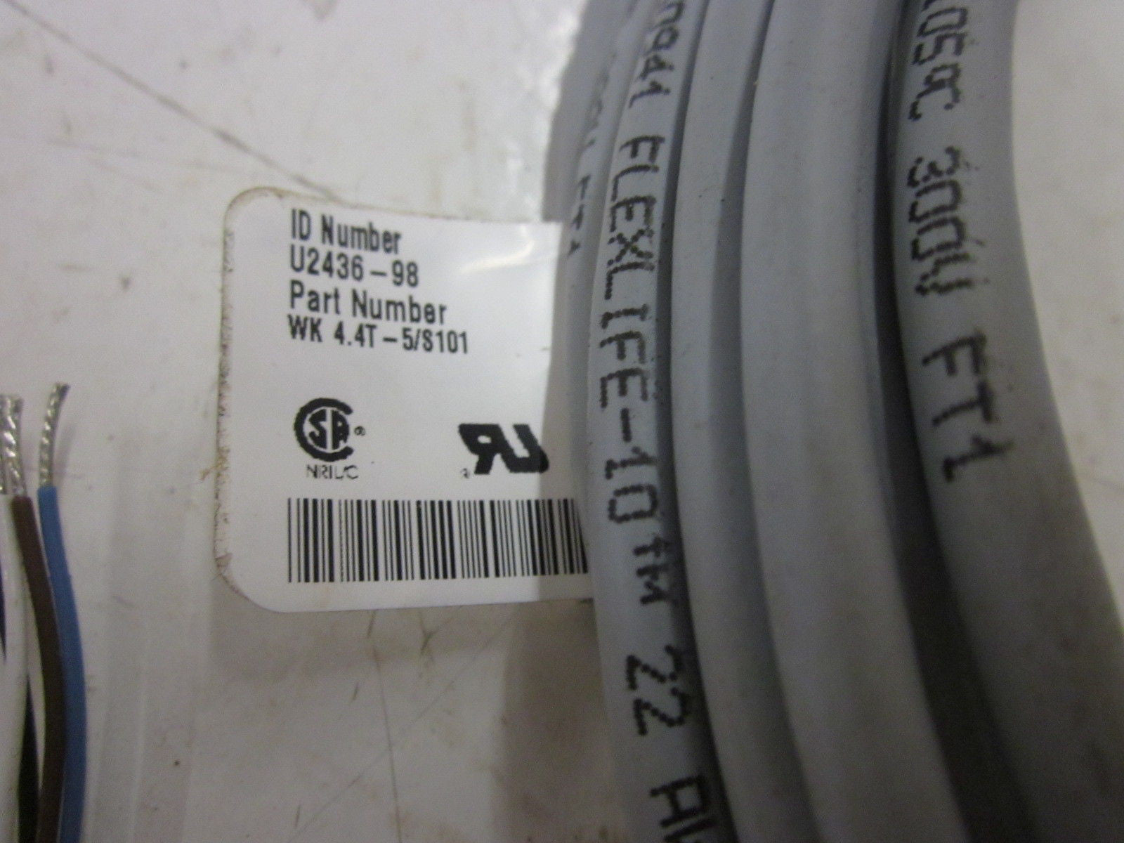 TURCK WK4.4T-5/S101 *NEW NO BOX*