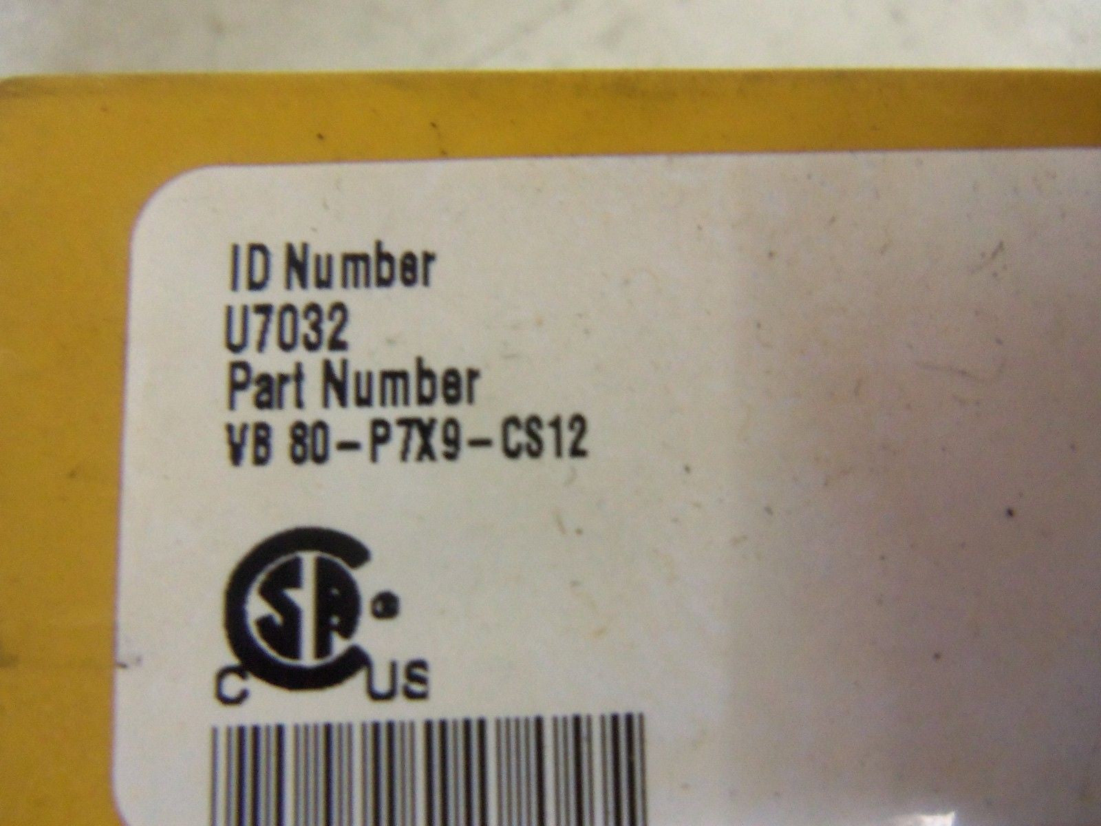 TURK VB 80-P7X9-CS12 *USED*