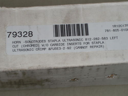 ULTRASONIC 812-282-583 HORN SONOTRODE WELDING *NEW IN BOX*