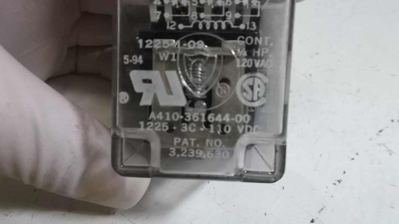 UNIGAURD RELAY A410-361644-00 *NEW NO BOX*