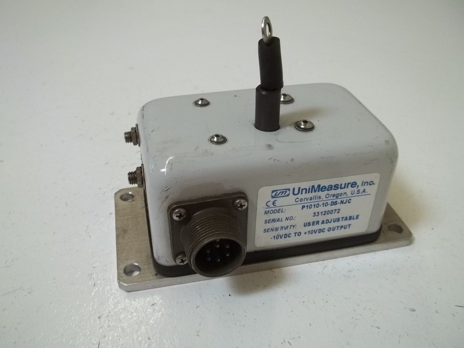 UNIMEASURE, INC. P1010-10-DS-NJC ADJUSTABLE PRESSURE TRANSDUCER *USED*
