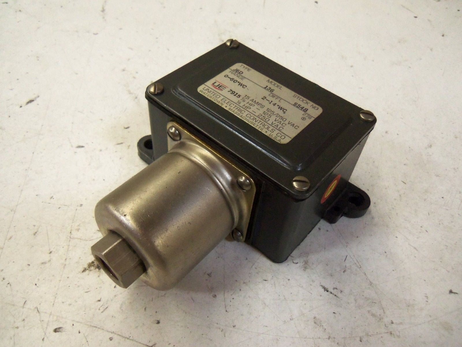 UNITED ELECTRIC J6D-136-9548 *USED*