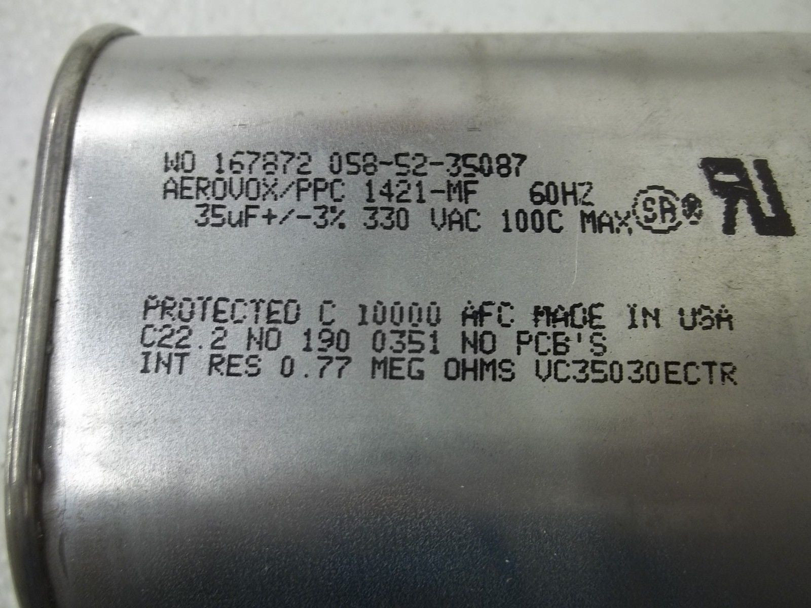 UNIVERSAL 005-1421-BH CAPACITOR 330VAC *NEW IN BOX*