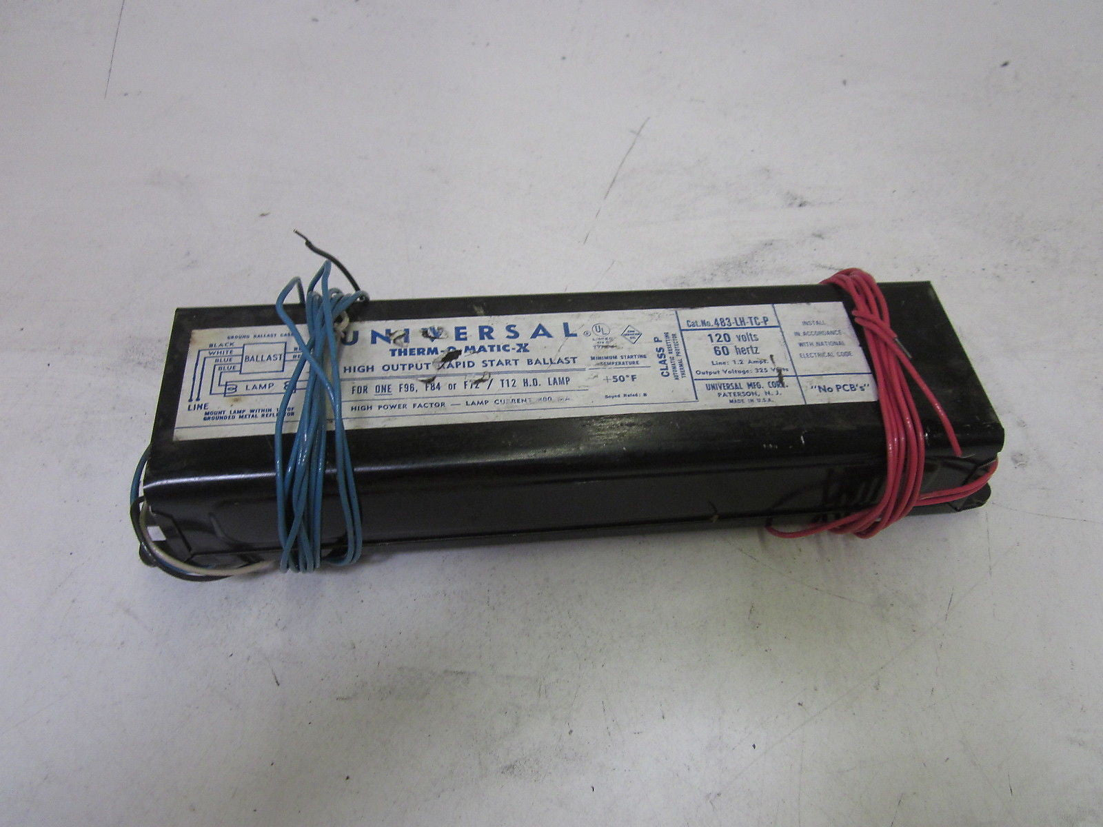 UNIVERSAL 483-LH-TC-P *USED*