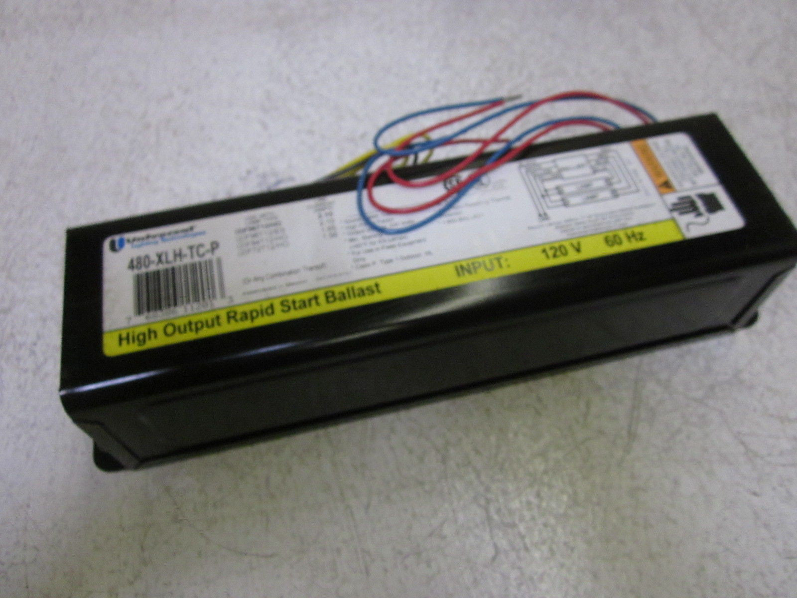 UNIVERSAL LIGHTING TECHNOLOGIES 480XLHTCP000I MAGNETIC BALLAST120V*NEW IN BOX*