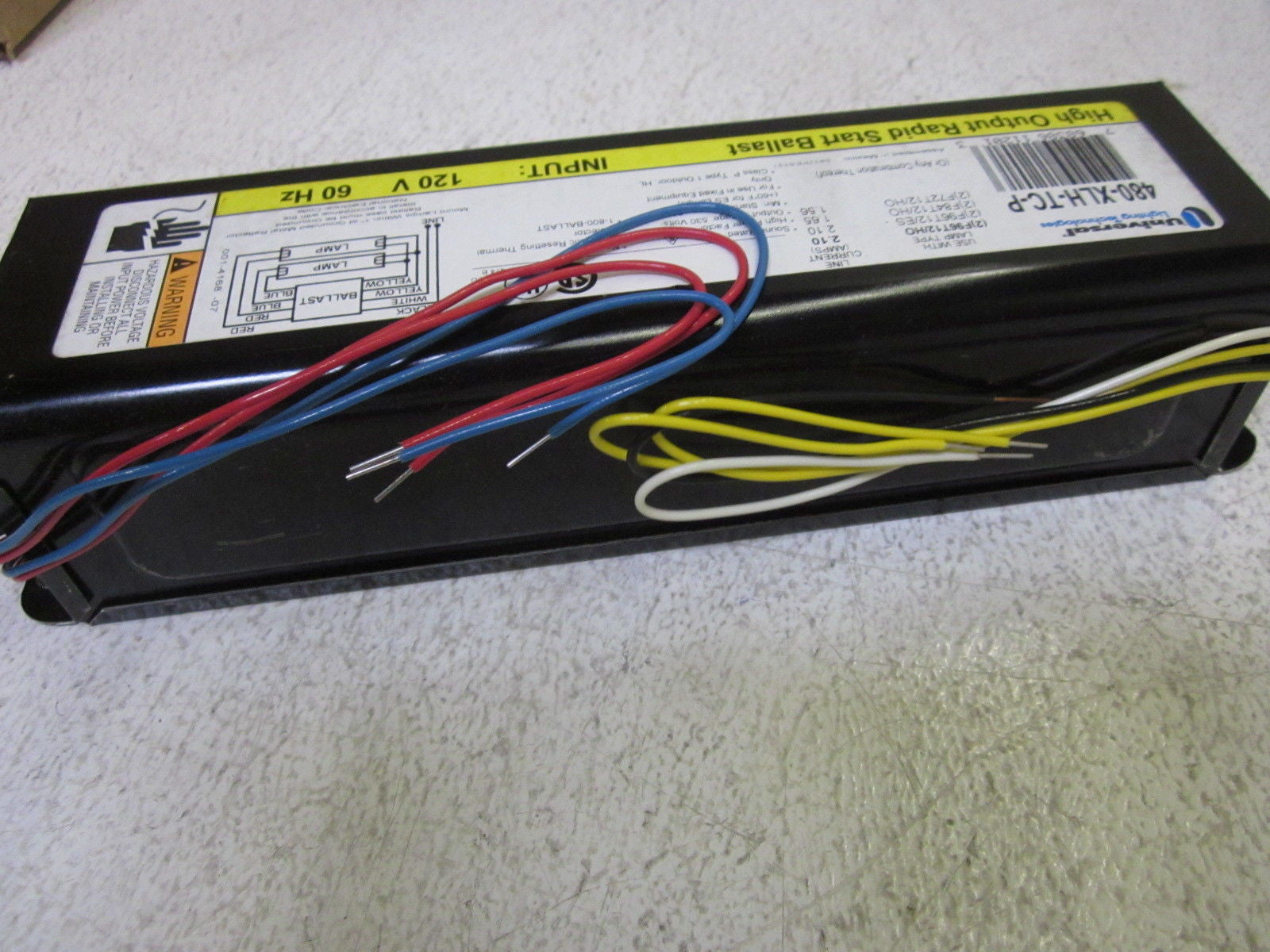 UNIVERSAL LIGHTING TECHNOLOGIES 480XLHTCP000I MAGNETIC BALLAST120V*NEW IN BOX*