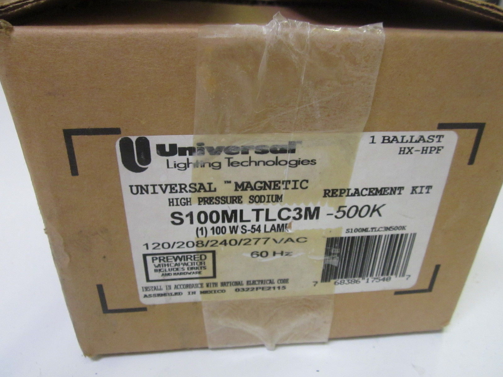 UNIVERSAL S100MLTLC3M-500K LIGHTING TECHNOLOGIES *NEW IN BOX*