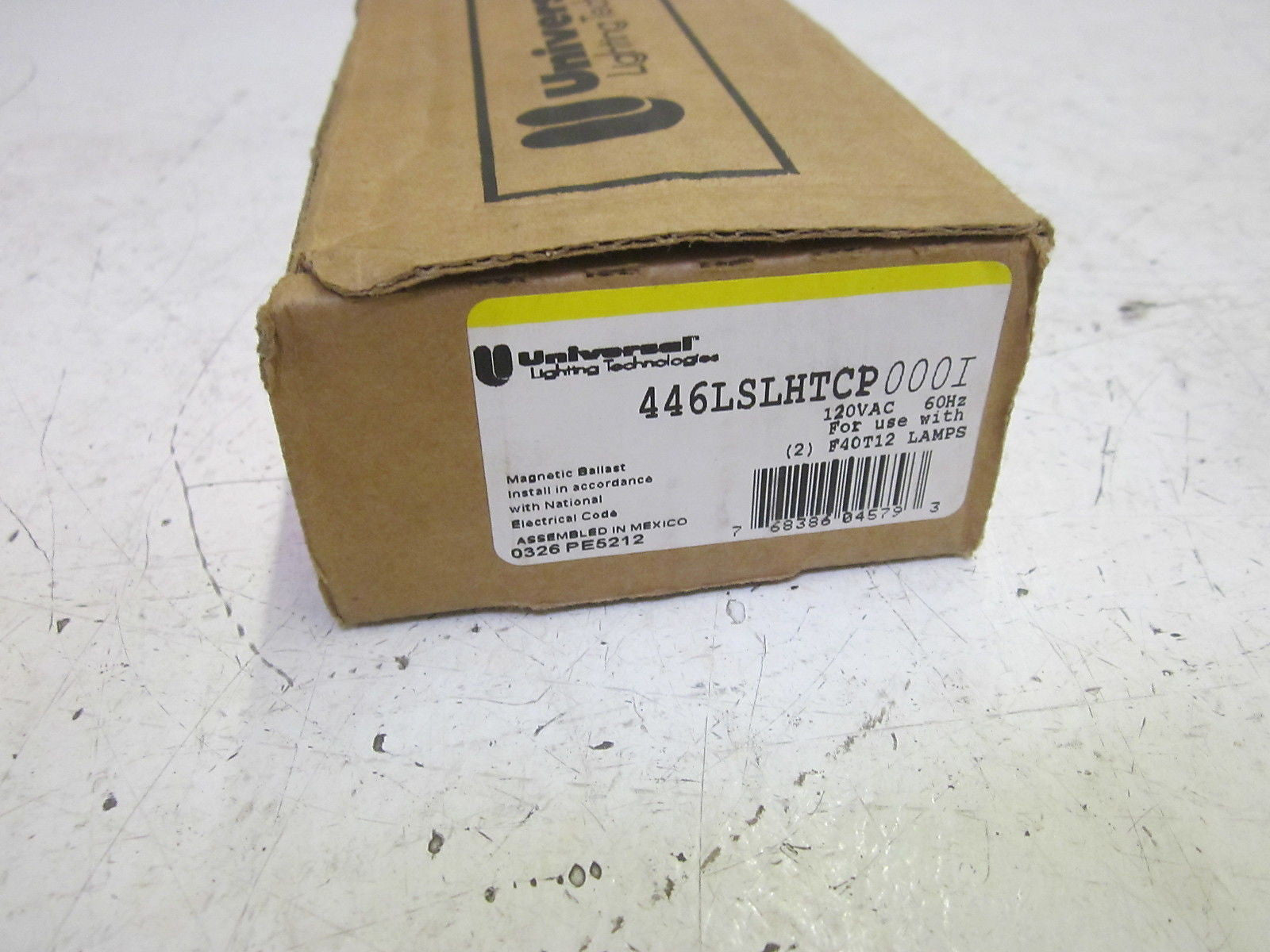 UNIVERSAL LIGHTING TECH.446LSLHTCP000I MAGNETIC BALLAST 120V *NEW IN BOX*