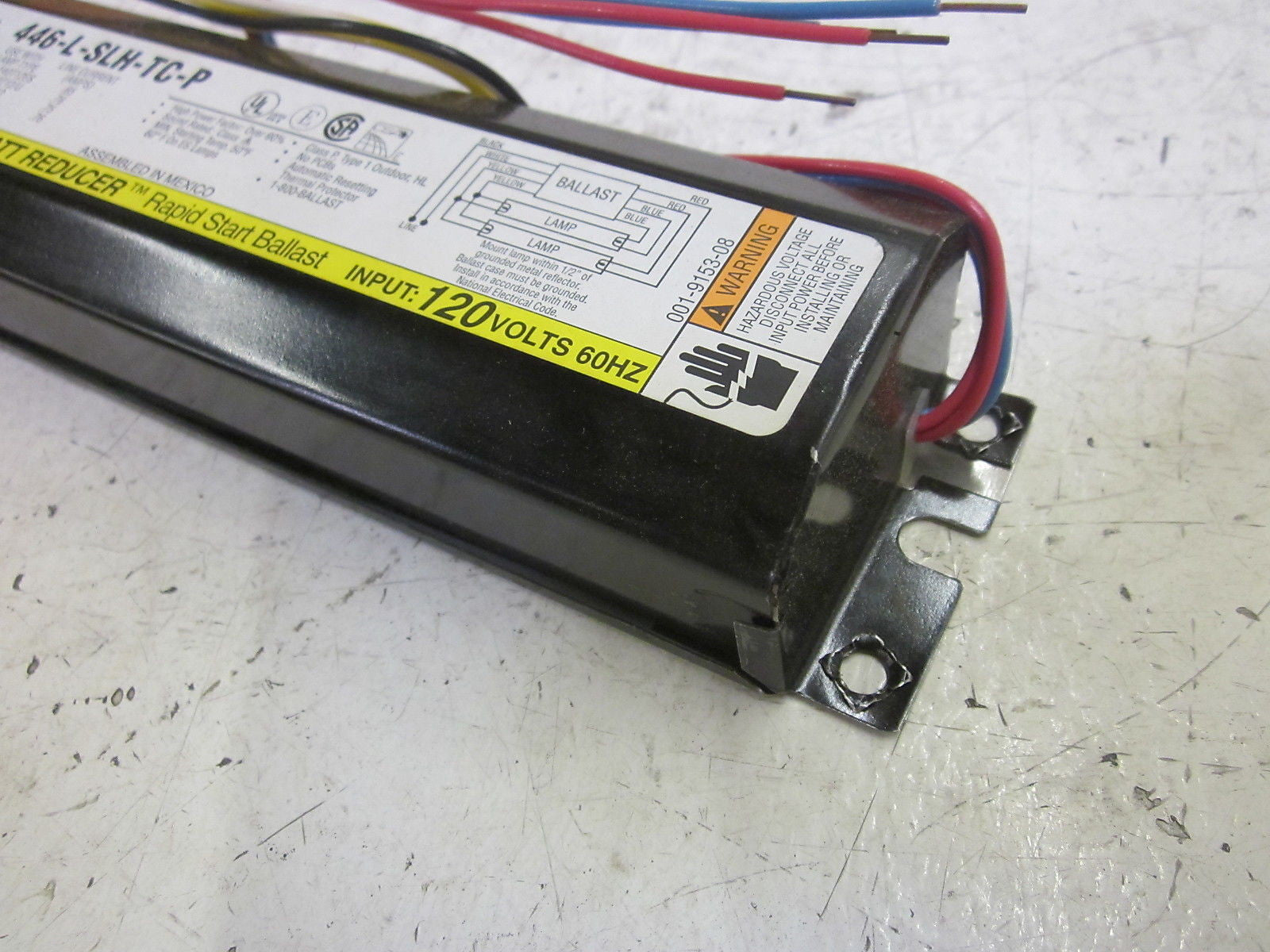 UNIVERSAL LIGHTING TECH.446LSLHTCP000I MAGNETIC BALLAST 120V *NEW IN BOX*