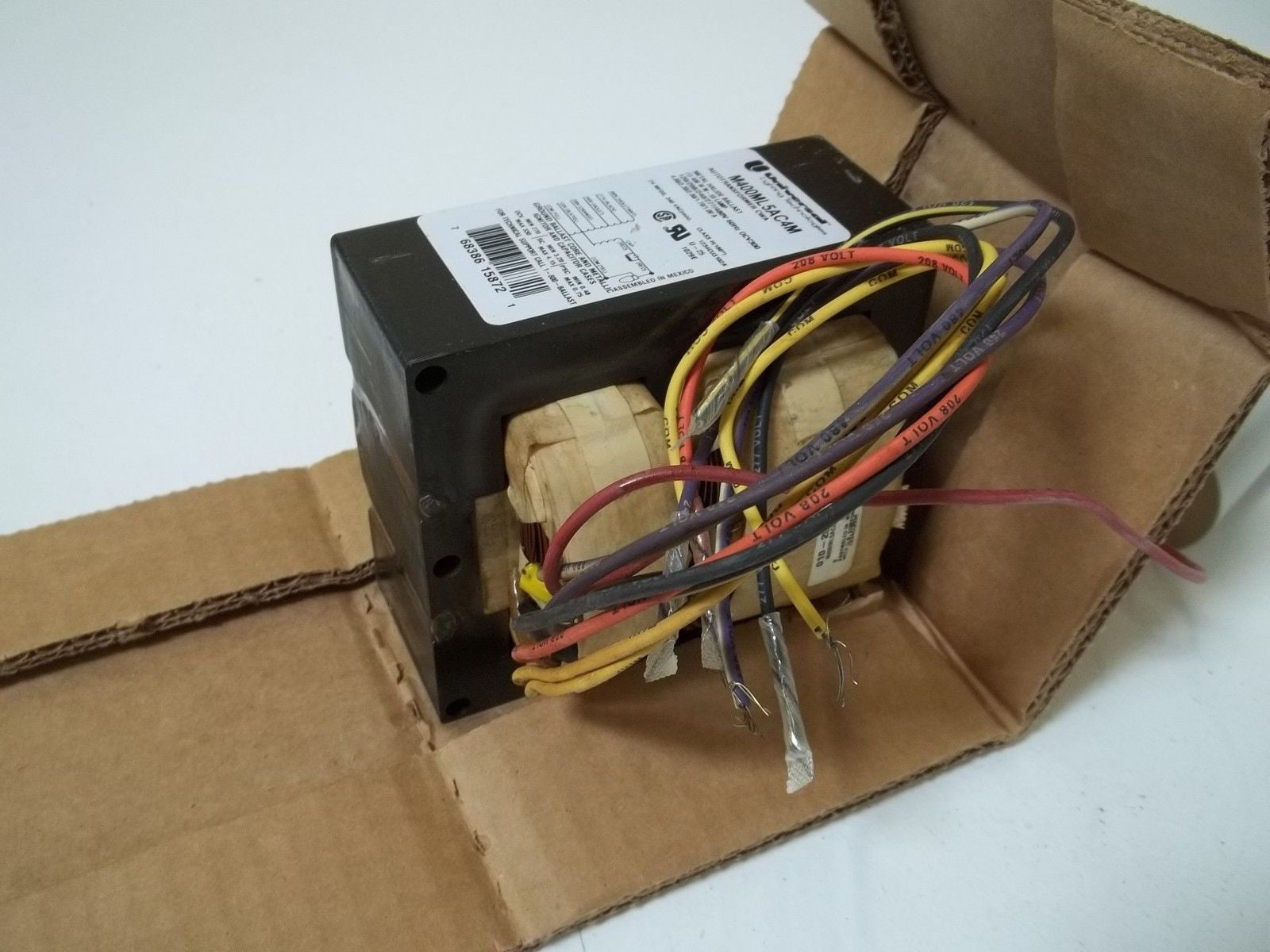 UNIVERSAL M400ML5AC4M-500K METAL HALIDE BALLAST*NEW IN BOX*