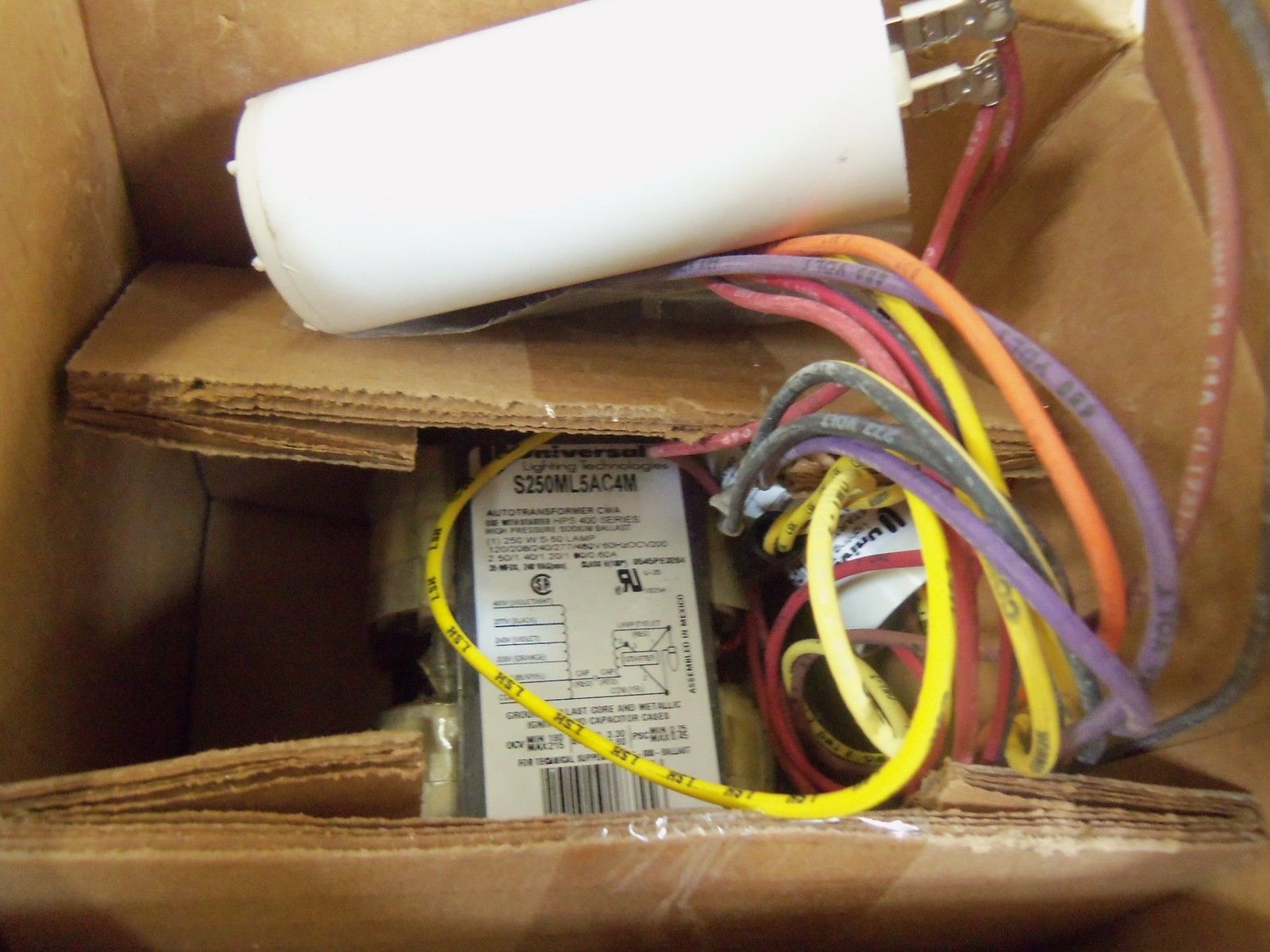 UNIVERSAL S250ML5AC4M-500K HIGH PRESSURE SODIUM BALLAST KIT *NEW IN BOX*