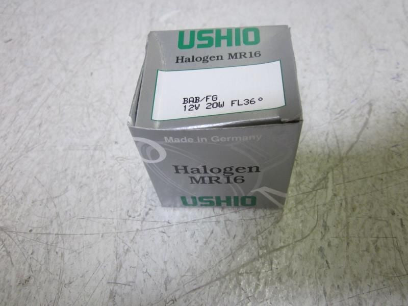 USHIO BAB/FG 12V 20W LIGHT *NEW IN BOX*