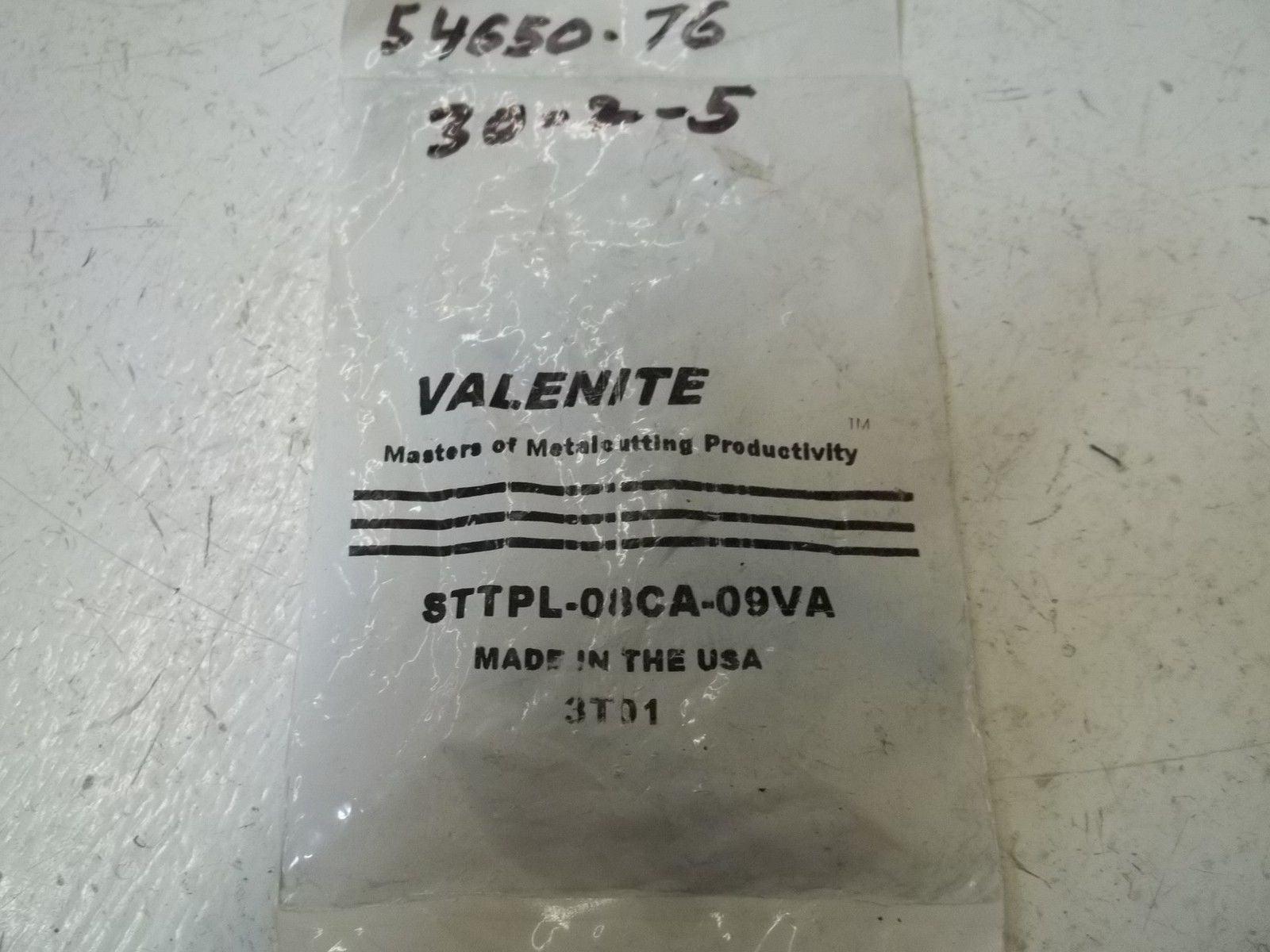 VALENITE STTPL-08CA-09VA-3T01 *NEW IN A FACTORY BAG*