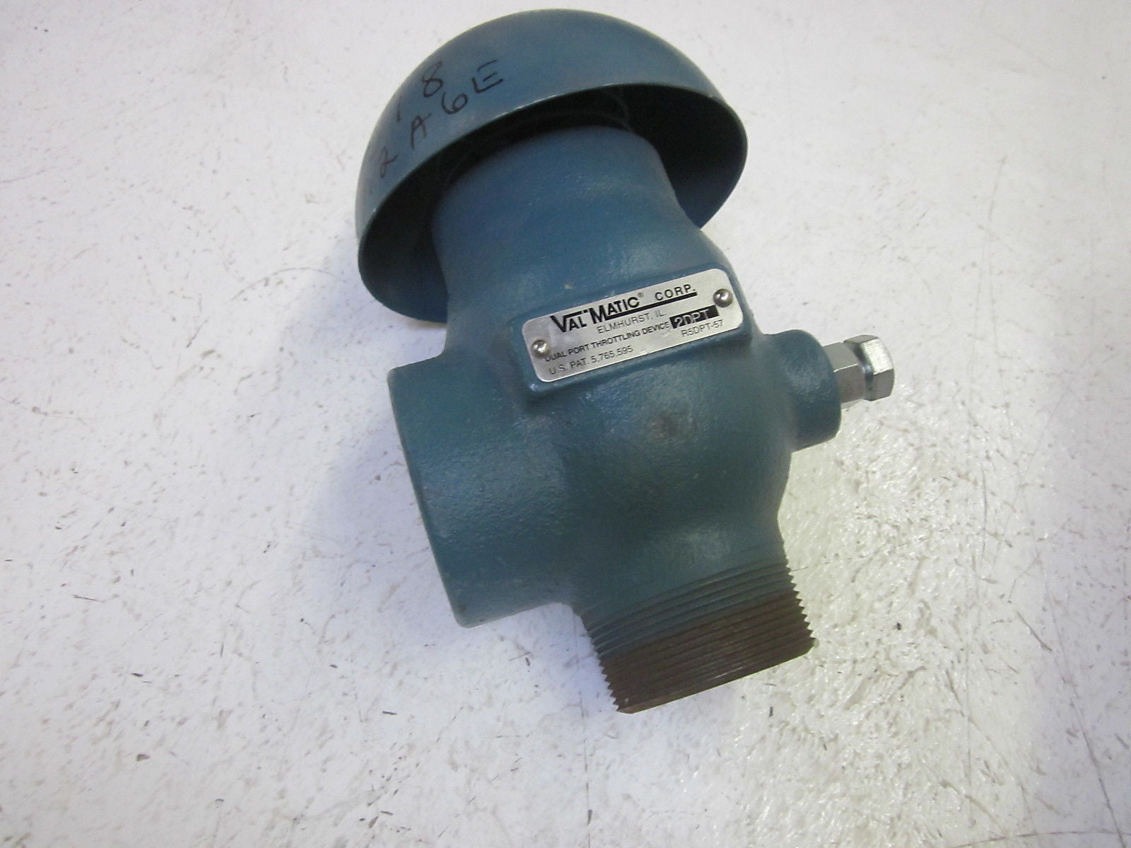 VALMATIC CORP. R5DPT-57 DUAL PORT THROTTLING DEVICE 2DPT *USED*