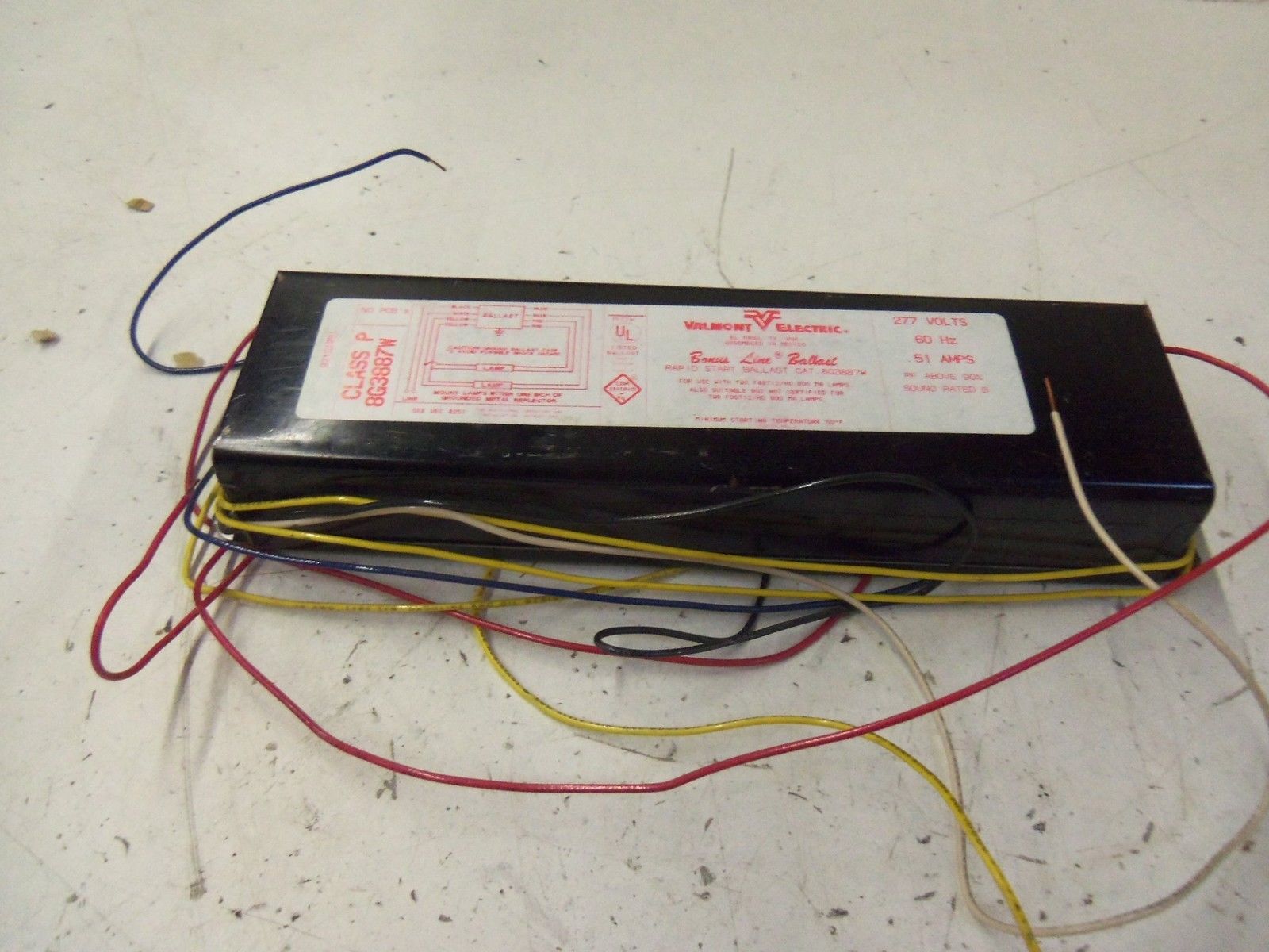 VALMONT ELECTRIC 8G3887W *USED*