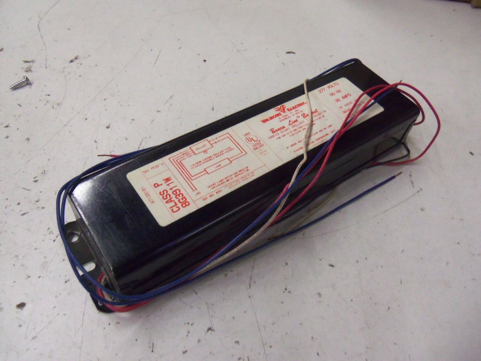 VALMONT ELECTRIC 8G3911W *USED*
