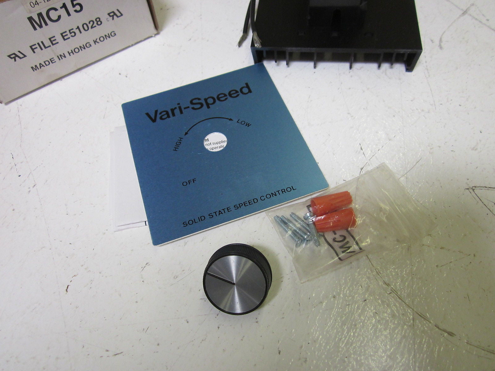 VARI-SPEED MC15 SPEED CONTROL *NEW IN BOX*