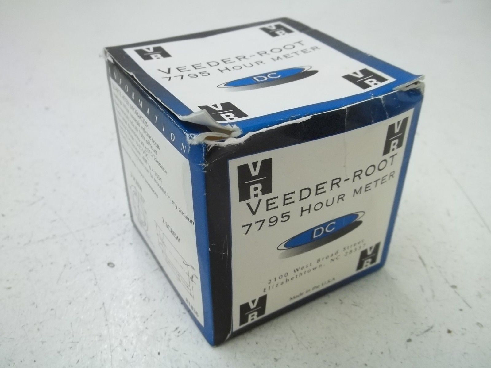 VEEDER-ROOT 779565-216 TOTAL HOUR METER *NEW IN BOX*