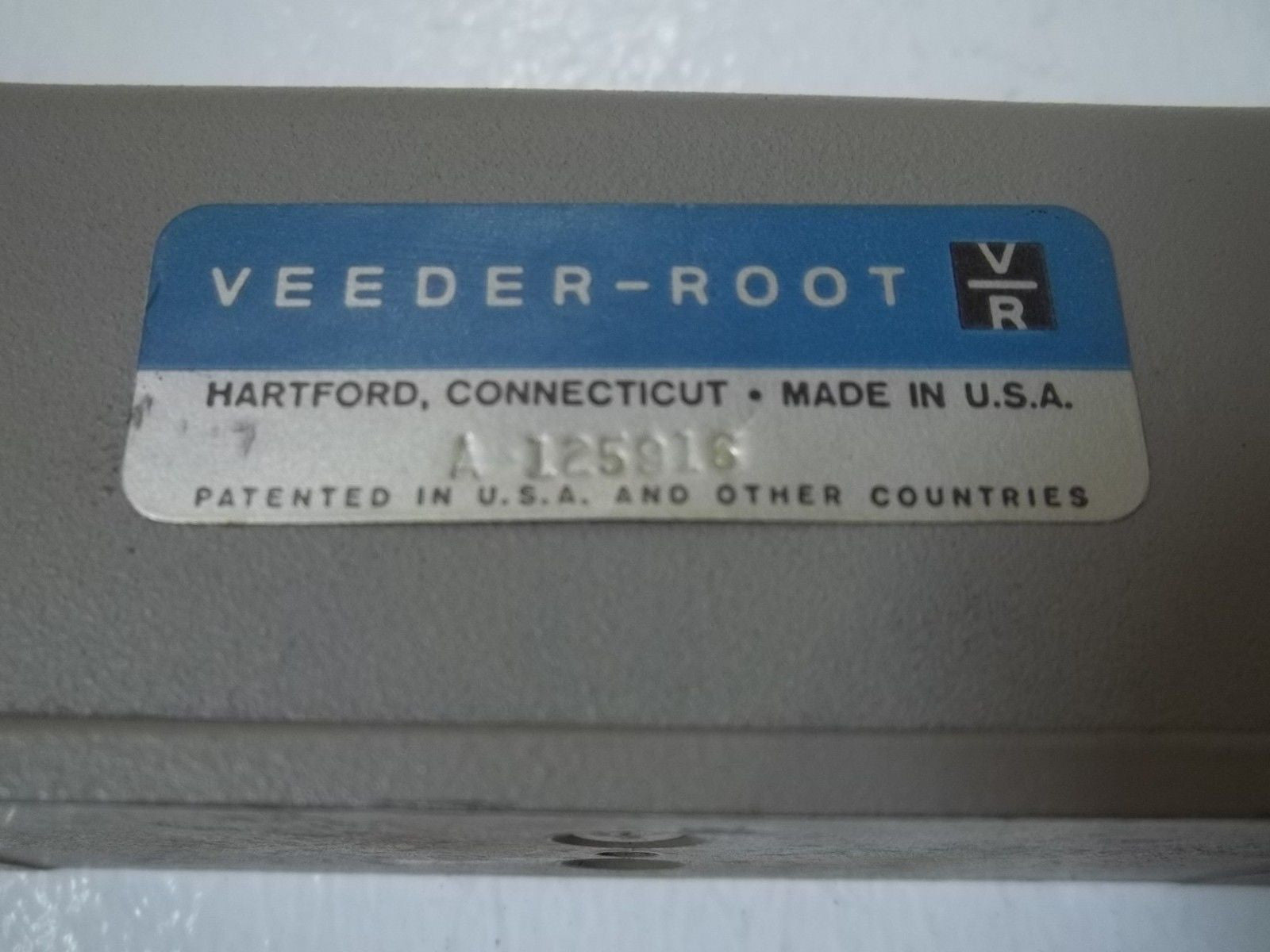 VEEDER-ROOT A-125916 COUNTER *USED*