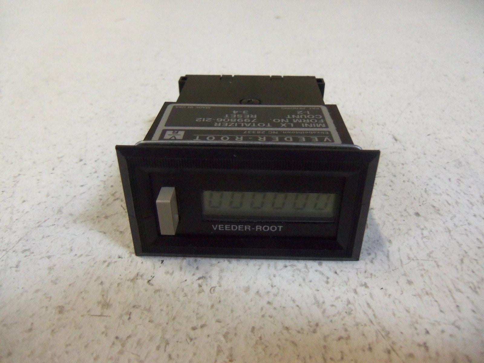 VEEDER-ROOT MINI LX TOTALIZER 799806-212 *NEW NO BOX*
