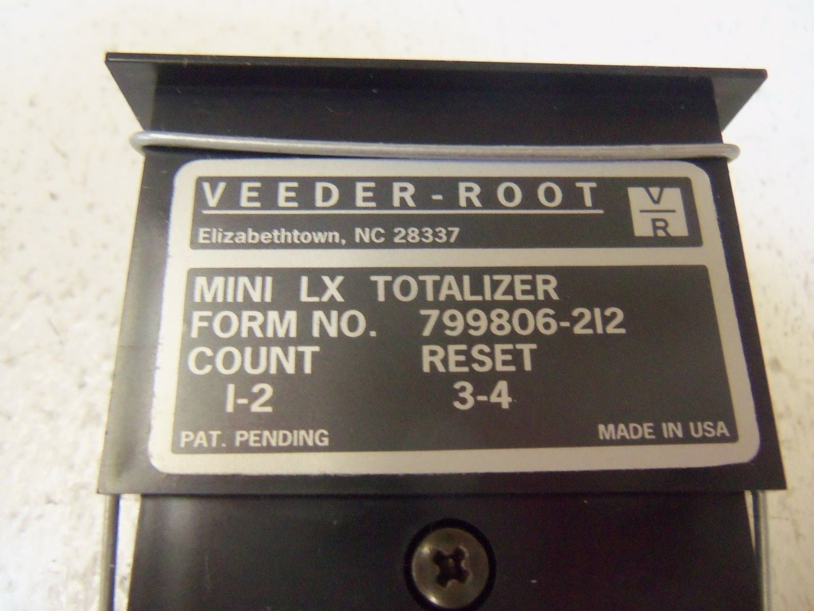 VEEDER-ROOT MINI LX TOTALIZER 799806-212 *NEW NO BOX*