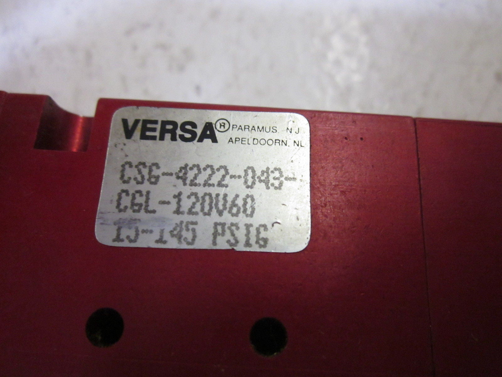 VERSA CSG-4222-043-CGL-120V60 *USED*