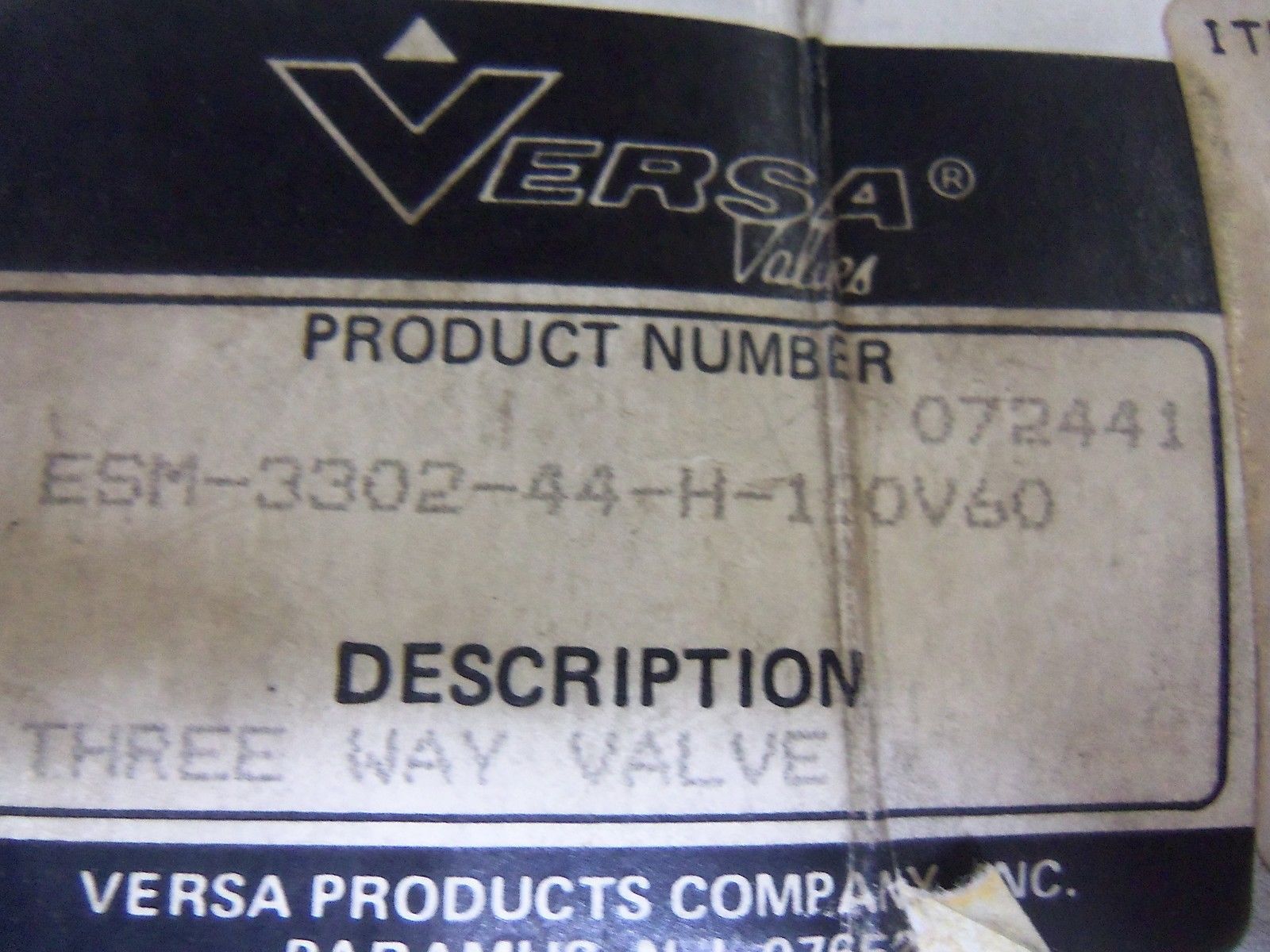VERSA ESM-3302-44-H-120V60 *NEW IN BOX*