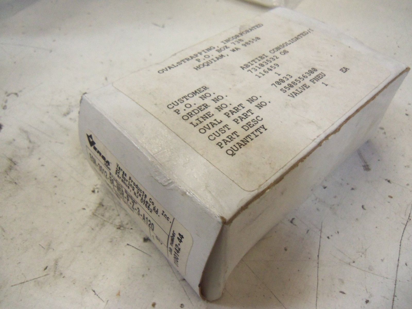 VERSA VALVES ESM-3012-86-M5R-P-Z-3-A120 *NEW IN BOX*