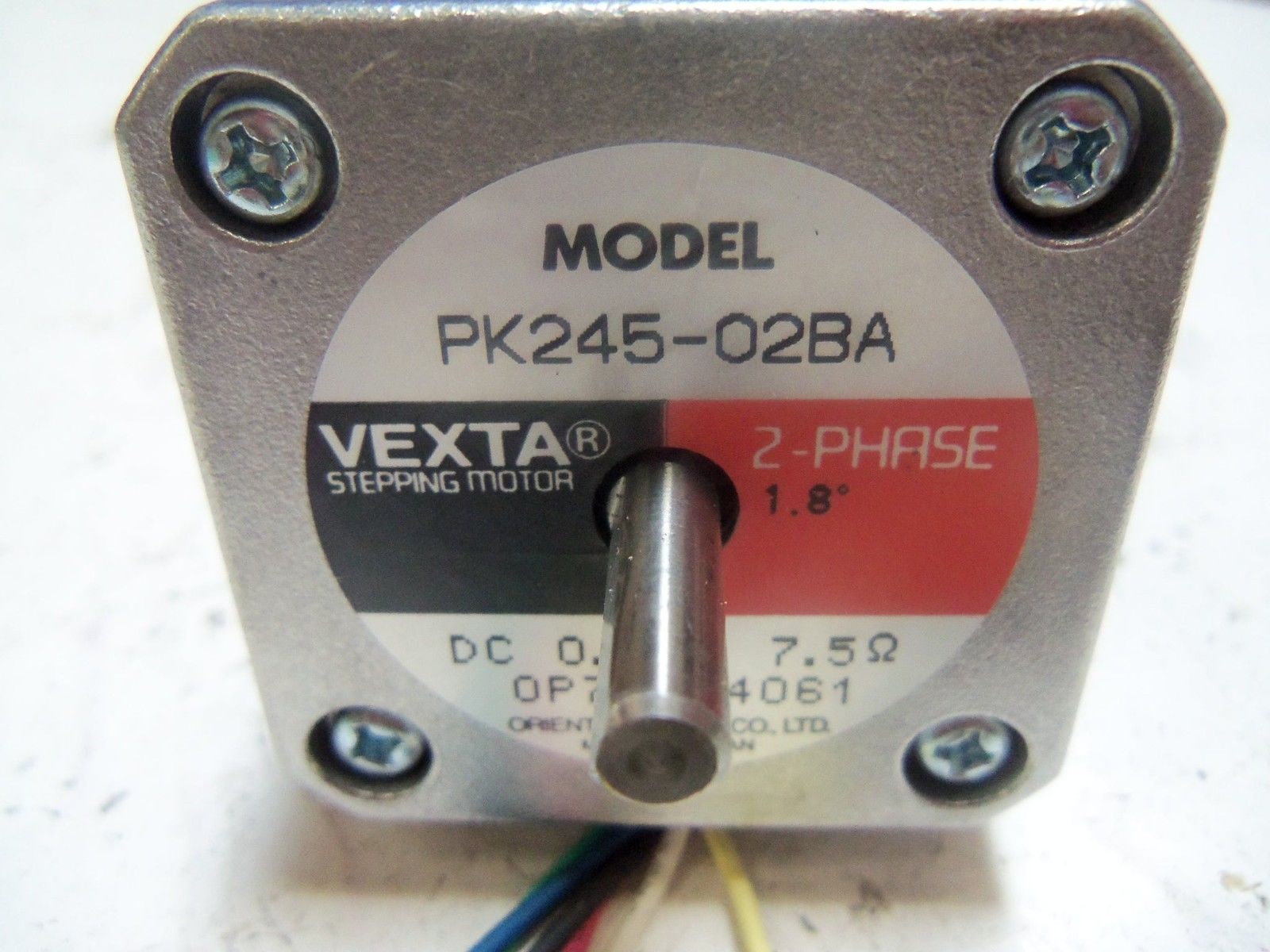 VEXTA PK245-02BA STEP MOTOR *USED* (AS PICTURED)