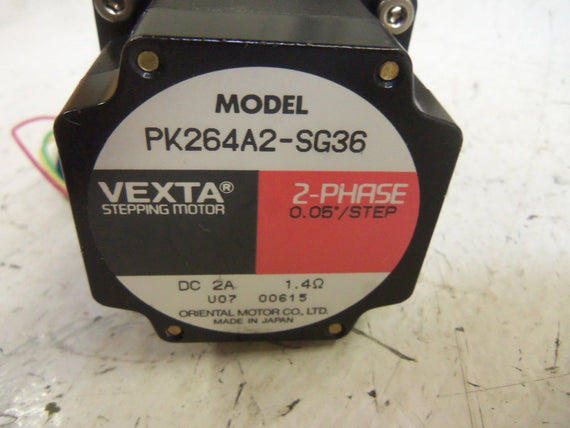 VEXTA PK264A2-SG36 STEPPER MOTOR *USED*