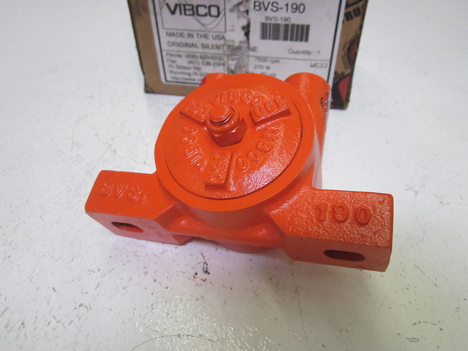VIBCO BVS-190 PNEUMATIC VIBRATOR *NEW IN BOX*