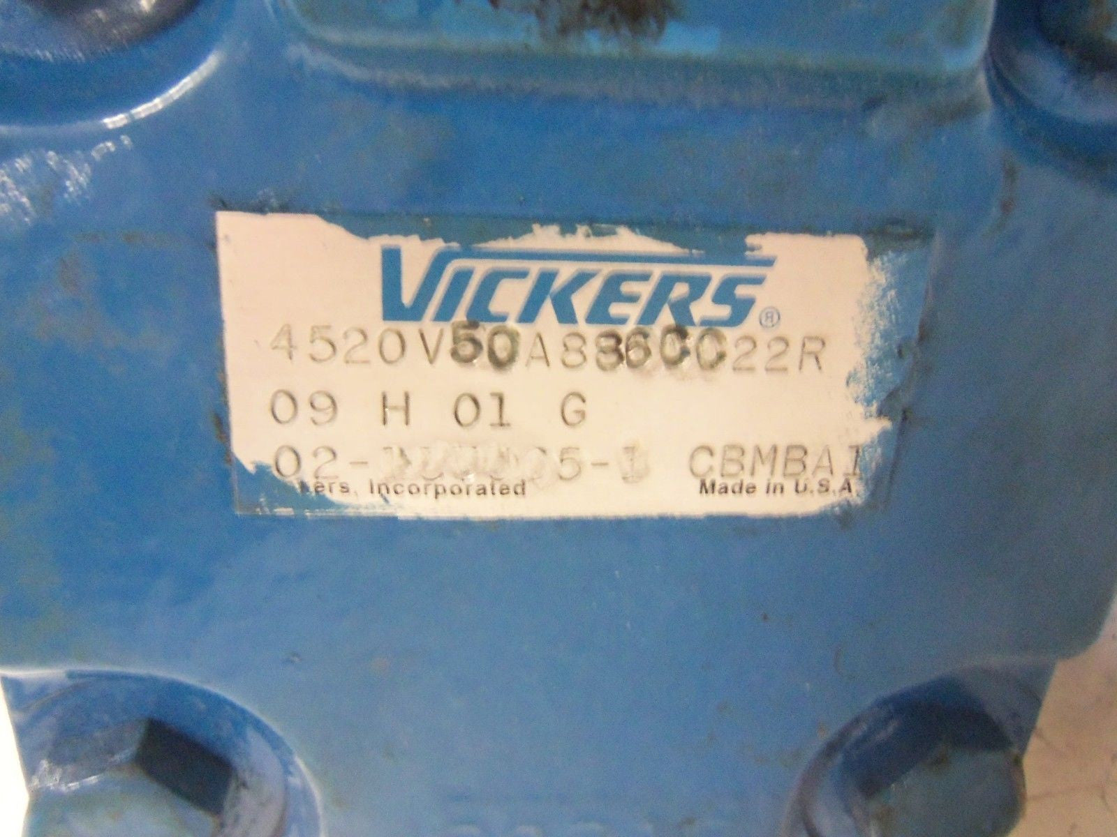 VICKERS 4520V50A886CC22R PUMP *USED*