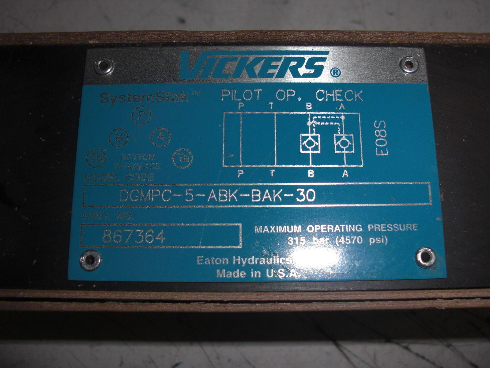 VICKERS DGMR-5-A1-FW-30 *NEW NO BOX*