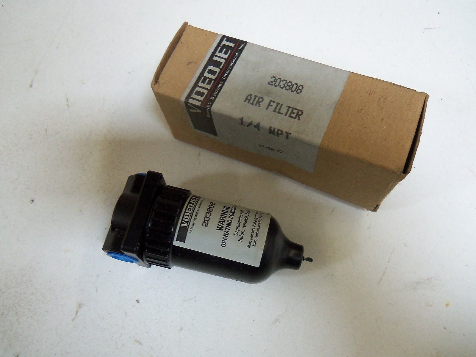 VIDEOJET 203808 AIR FILTER *NEW IN BOX*